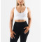 V neck hollow back sports bra with removable padding