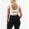 V neck hollow back sports bra with removable padding