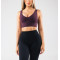 V neck hollow back sports bra with removable padding
