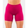 Women's high waisted no front seam yoga shorts with hiden scrunch seam