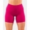 Women's high waisted no front seam yoga shorts with hiden scrunch seam