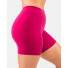 Women's high waisted no front seam yoga shorts with hiden scrunch seam