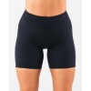 Women's high waisted no front seam yoga shorts with hiden scrunch seam