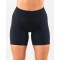 Women's high waisted no front seam yoga shorts with hiden scrunch seam