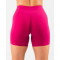 Women's high waisted no front seam yoga shorts with hiden scrunch seam