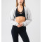 Women's oversized long sleeve cotton shrug stylish cropped sweatshirts top