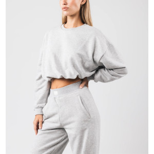 Women's long sleeve crew neck pullover sweatshirts