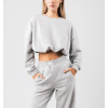 Women's long sleeve crew neck pullover sweatshirts