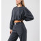Women's long sleeve crew neck pullover sweatshirts