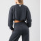 Women's long sleeve crew neck pullover sweatshirts