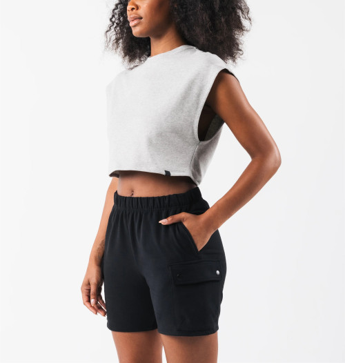 Women's new arrival cropped cotton tees