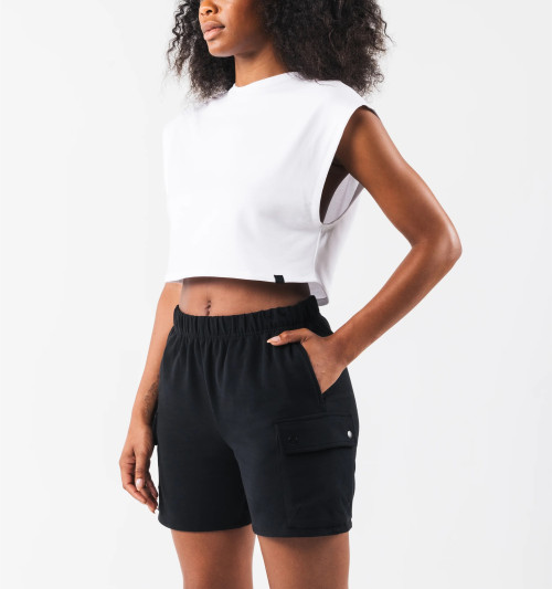 Women's new arrival cropped cotton tees