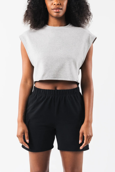 Women's new arrival cropped cotton tees