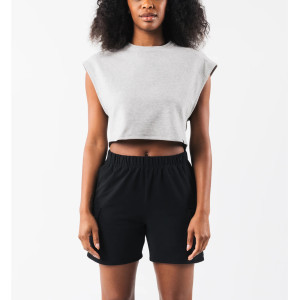 Women's new arrival cropped cotton tees