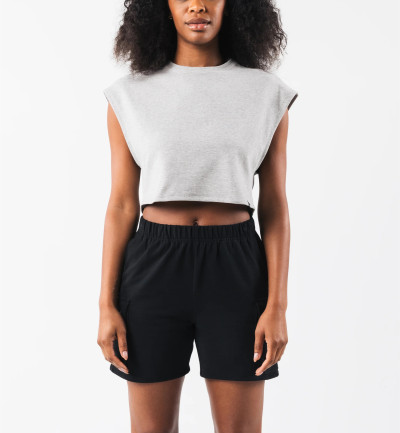 Women's new arrival cropped cotton tees