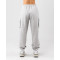 Women's mid rise cotton fleece cargo pants with side pockets