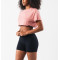 Women's oversized crop tee basic style cotton short sleeve t shirts