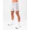 Men's elastic waist gym shorts with side split athletic running shorts with zipper pockets