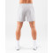Men's elastic waist gym shorts with side split athletic running shorts with zipper pockets