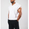Men's short sleeve cotton hoodies with kangaroo pockets
