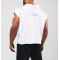 Men's short sleeve cotton hoodies with kangaroo pockets