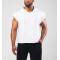 Men's short sleeve cotton hoodies with kangaroo pockets