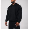 Men's heavyweight pullover hoodies with kangaroo pockets cozy fit cotton fleece sweatshirts
