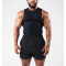 Men's slim fit crew neck stringers lightweight moisture wicking sleeveless gym top
