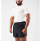 Men's ribbed short sleeve firm fitting tees bodybuilding sports tees
