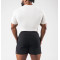 Men's ribbed short sleeve firm fitting tees bodybuilding sports tees