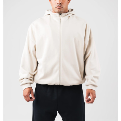 Full zip relaxed fit hoodies with side pockets