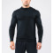Long sleeve hooded athletic fit t shirts lightweight moisture wicking sports tees