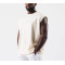 Men's crew neck workout tank tops loose fit cotton athleisure stringers