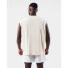Men's crew neck workout tank tops loose fit cotton athleisure stringers