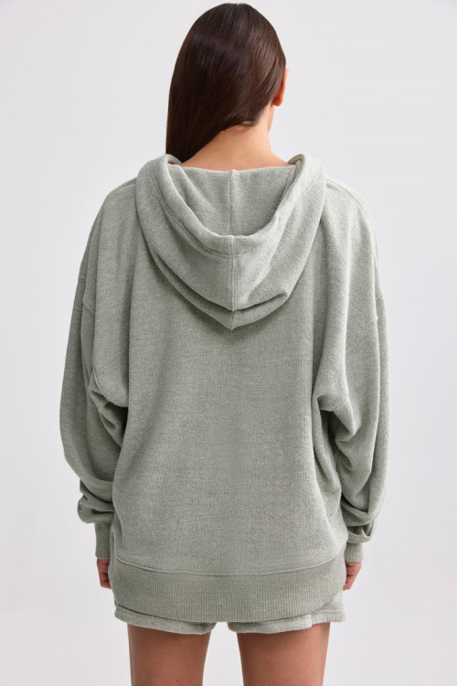 Women's relaxed fit cotton hoodies with adjustable hood