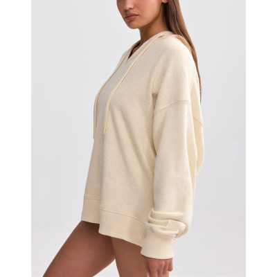 Women's relaxed fit cotton hoodies with adjustable hood