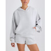 Women's cotton hooded sweatshirts with kangaroo pockets cozy fit hoodies
