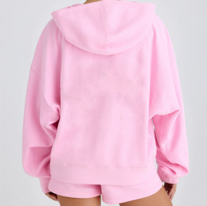 Women's cotton hooded sweatshirts with kangaroo pockets cozy fit hoodies