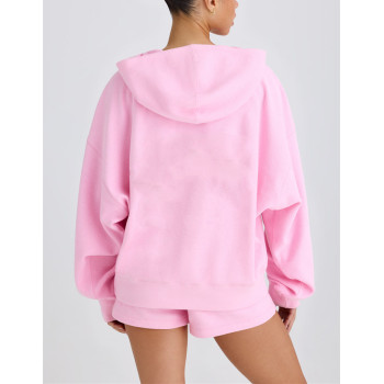 Women's cotton hooded sweatshirts with kangaroo pockets cozy fit hoodies