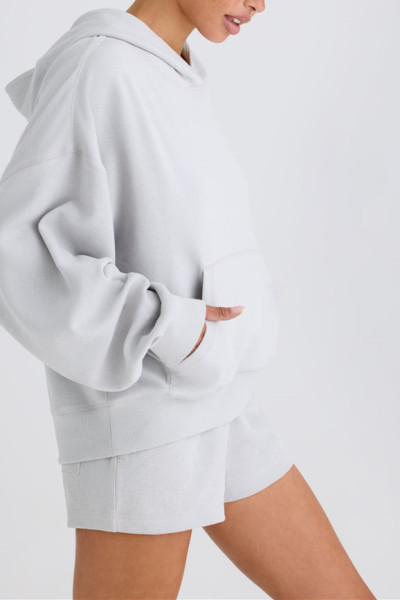 Women's cotton hooded sweatshirts with kangaroo pockets cozy fit hoodies