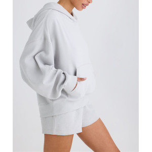 Women's cotton hooded sweatshirts with kangaroo pockets cozy fit hoodies