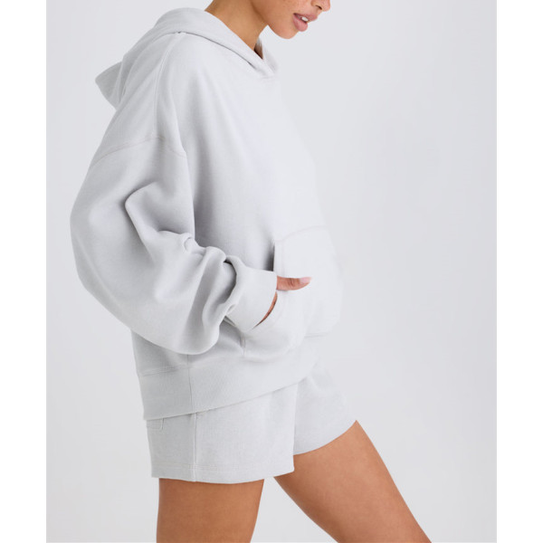 Women's cotton hooded sweatshirts with kangaroo pockets cozy fit hoodies