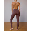 Tummy control butt lifting no front seam yoga leggings
