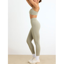 Women's spaghetti strap tube sports bra nude feeling medium impact gym top