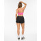 Lightweight ruched front scoop neck everyday sports bra with spaghetti strap gym top
