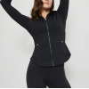 New full zip up jackets with hiden pockets buttery soft fitted yoga jackets