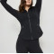 New full zip up jackets with hiden pockets buttery soft fitted yoga jackets