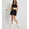 New arrival pleated tennis skort high waist flowy skirts with built in shorts