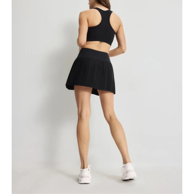 New arrival pleated tennis skort high waist flowy skirts with built in shorts