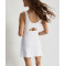 Side slit one piece hollow out tennis dress with built in shorts